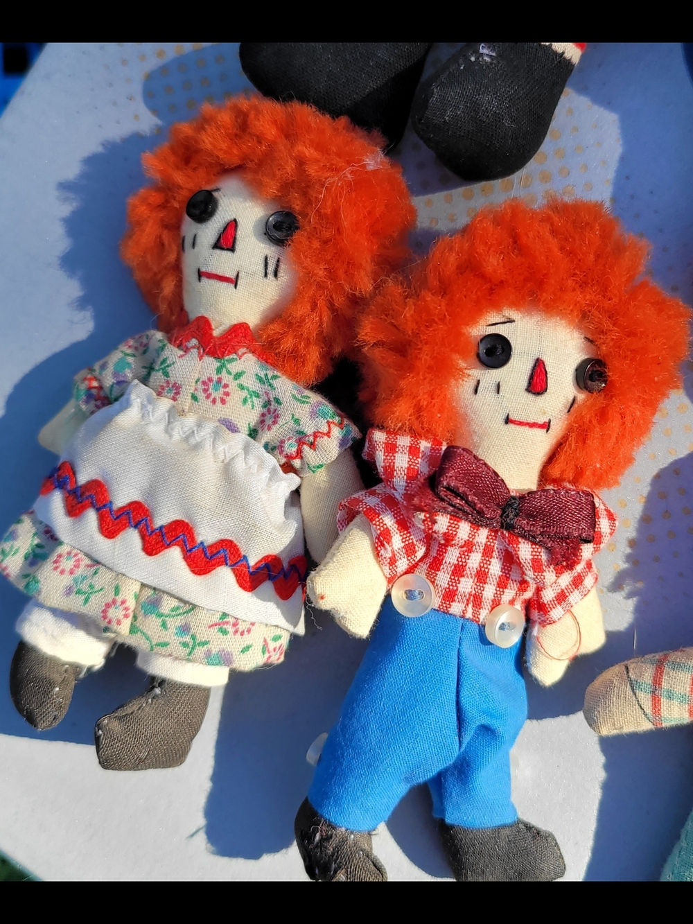Vintage Raggedy Ann & Andy Pair